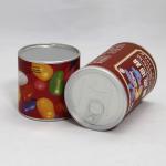 Paper Tube Candy Packaging , Embossing Printing round canister