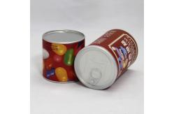China Paper Tube Candy Packaging , Embossing Printing round canister supplier
