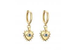 China Brass Enamel Evil Eye Pendant supplier