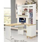 Painted MDF Computer Desk , Home Computer Desk Furniture Light Color for sale