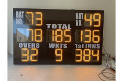 China LED Cricket Scoreboard With 8mm Acrylic Board Front Face supplier