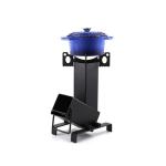 Patio Heater ISO9001 Wood Burning Rocket Stove Camping Height 17.5 Charcoal for sale