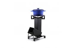 China Patio Heater ISO9001 Collapsible Rocket Stove 17.5lb Wood Burning Fire Pits supplier