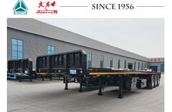 China 3 Axle Flatbed Semi Trailers 40 Feet Flatbed Trailers For Sale Flat Bed Semi Trailer supplier