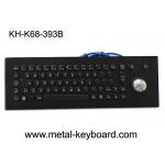 30min MTTR USB PS/2 Stainless Steel Keyboard With Trackball for sale