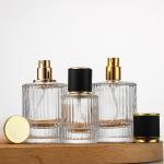 30ml 50ml Perfume Spray Bottle High Grade Striped Refillable for sale