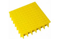 China 40*40mm FRP Pultruded Grating Cover Plates Non Slip Rough Surface supplier