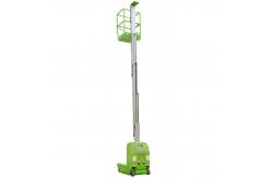 China 9m Platform Height Vertical Man Lifts DC Powered Double Mast Self Propelled supplier