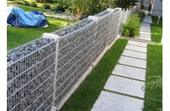 China Galfan Welded Gabion Mesh Hot Dipped Galvanized Gabion Basket Retaining Wall supplier