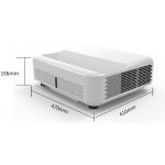 Custom Portable Ultra Short Throw Wuxga Laser Projector 3LCD Business 4200lm for sale