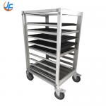 RK Bakeware China-Bread Cooling Rack Baking Trolley Bread Tray Rack Trolley for sale