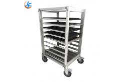 China RK Bakeware China-Bread Cooling Rack Baking Trolley Bread Tray Rack Trolley supplier
