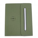 A5 Pu Leather Smart Business Wireless Charging Notebook Custom Print for sale