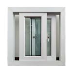 Double Pane Sliding Glass PVC Windows UPVC Vinyl Sliding Window for sale