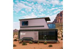 China Mobile Capsule House With Balcony White For Village Space Cabin House supplier