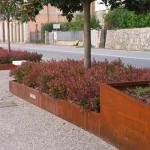 1000mm Corten Border Edging ISO Corten Steel Lawn Edging for sale