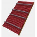 60m/S Solar Panel Roof Mounting Systems Aluminum PV Solar Panel Tile Ceramic Shopping Mall for sale