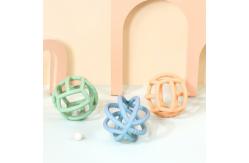 China Odorless Practical Sensory Teething Ball , Lightweight Silicone Sensory Balls supplier