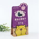 Offset Printing foil zipper bags Flat Bottom aluminium foil zip lock bag