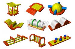China Exciting Game Adult Aqua Adventure Inflatable Floating Water Park with Air Pump supplier