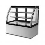 Restaurant Display Showcase Freezer With Easy-Cleaning Glass Shelves for sale