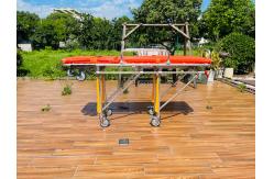China Aluminum Alloy Foldable Ambulance Stretcher Leg Adjustment For Transporting Wounded supplier