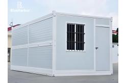 China Prefab Foldable Flat Pack Modular Folding Container House Emergency Shelter supplier