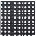 Interlocking Antifatigue Tile Mats With Holes ESD Rubber Floor Mat Antistatic Anti Fatigue Mat for sale