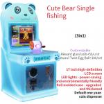 Cute Bear Fishing Fun Mini Automated Vending Machine 220V Children's Arcade Machine for sale