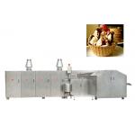 Stainless Steel Waffle Basbet Production Line 400 Standard Cone , CE Certified for sale