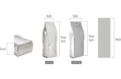 China Flat Bottom Matte Finish Aluminium Foil Pouch , Silver Tin Tie Coffee Packaging Bag supplier