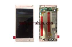 China Cell Phone LCD Screen Replacement For Huawei P6 Complete Pink supplier