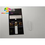 Custom Slide Blister Card Packaging Spray Folding Packaging Paper Card With Hole for sale