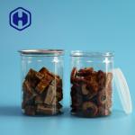 300# 360ml Clear Plastic Cans For Dry Fruit Vegetable Round Easy Open for sale