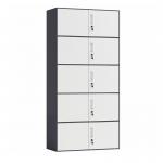 Five Tiers Ten Doors Anti Damp 1850mm Height KD Structure Metal Filing Cupboard for sale