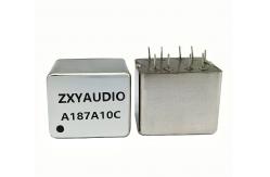 China PCB Mount 4+4+1 Pins ZXY-A187A10C Permalloy Audio Transformer supplier