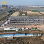 Durable Modern Steel Structure Building Construction With Bolt Connection