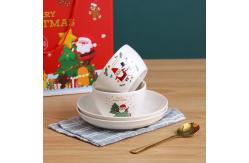 China Customizable Ceramic Home Decoration Tableware For Christmas Gift supplier