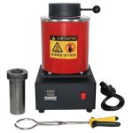 Digital Jewelry Melting Furnace 1400W 2000F With 1 / 2/ 3KG Graphite Crucible