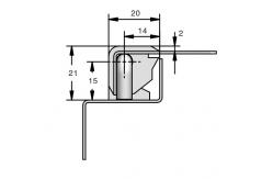 China ISO Latch Zinc Alloy Hinges Bright Chrome Metal Window Hinges supplier