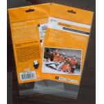 Custom Bopp Film and Cpp Film OPP Header Bags with 10 Colors Printing for sale