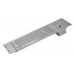 1U Industrial Metal Keyboard With Trackball Numeric FN Keys Waterproof