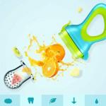 Leakproof Baby Silicone Food Teether Pacifier Durable Odorless for sale