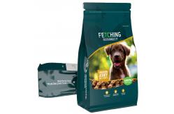 China Eco Friendly Biodegradable Pet Snacks Side Gusset Flat Bottom Stand Up Pouch supplier