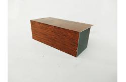 China Wood Grain Aluminum Heatsink Extrusion Profiles Durable And Strong supplier