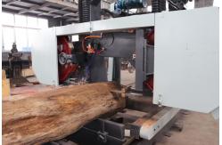 China Wood cutting portable band saw machine Horizontal Sawing bandsaw Mill supplier