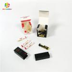 Hot Stamping Custom Printed Paper Boxes Recycled For 1ml Vape Cartridge Carts for sale