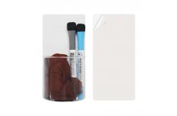 China Reusable Whiteboard Pen Magnetic Holder Plastic Pen Holder With Self Adhesive Pad supplier