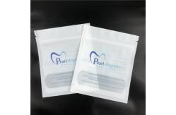 China Invisible Aligners CMYK MOPP Reusable Mylar Bags 120mic With Clear Front Window supplier