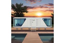 China Ultimate Compact Living Futuristic Space Capsule House With Intelligent Control And Immersive Experience supplier